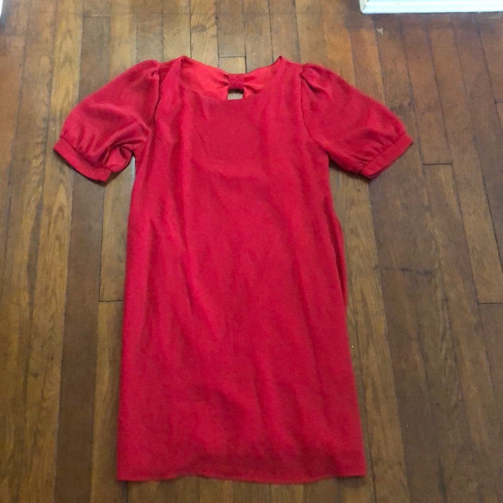 Red dress